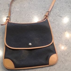 Dooney & Bourke black cabriolet leather crossbody